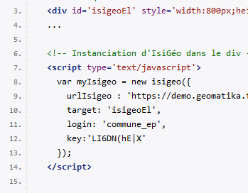 IsiGéo API